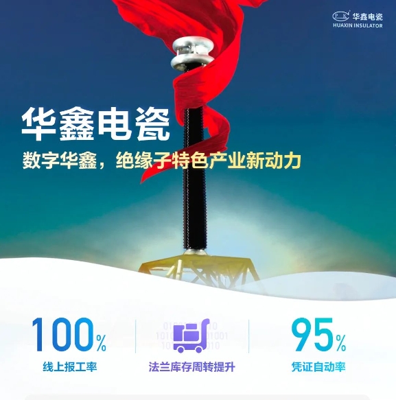 「旗舰标杆」华鑫电瓷：数字华鑫，绝缘子特色产业新动力